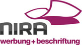 nira werbung + beschriftung